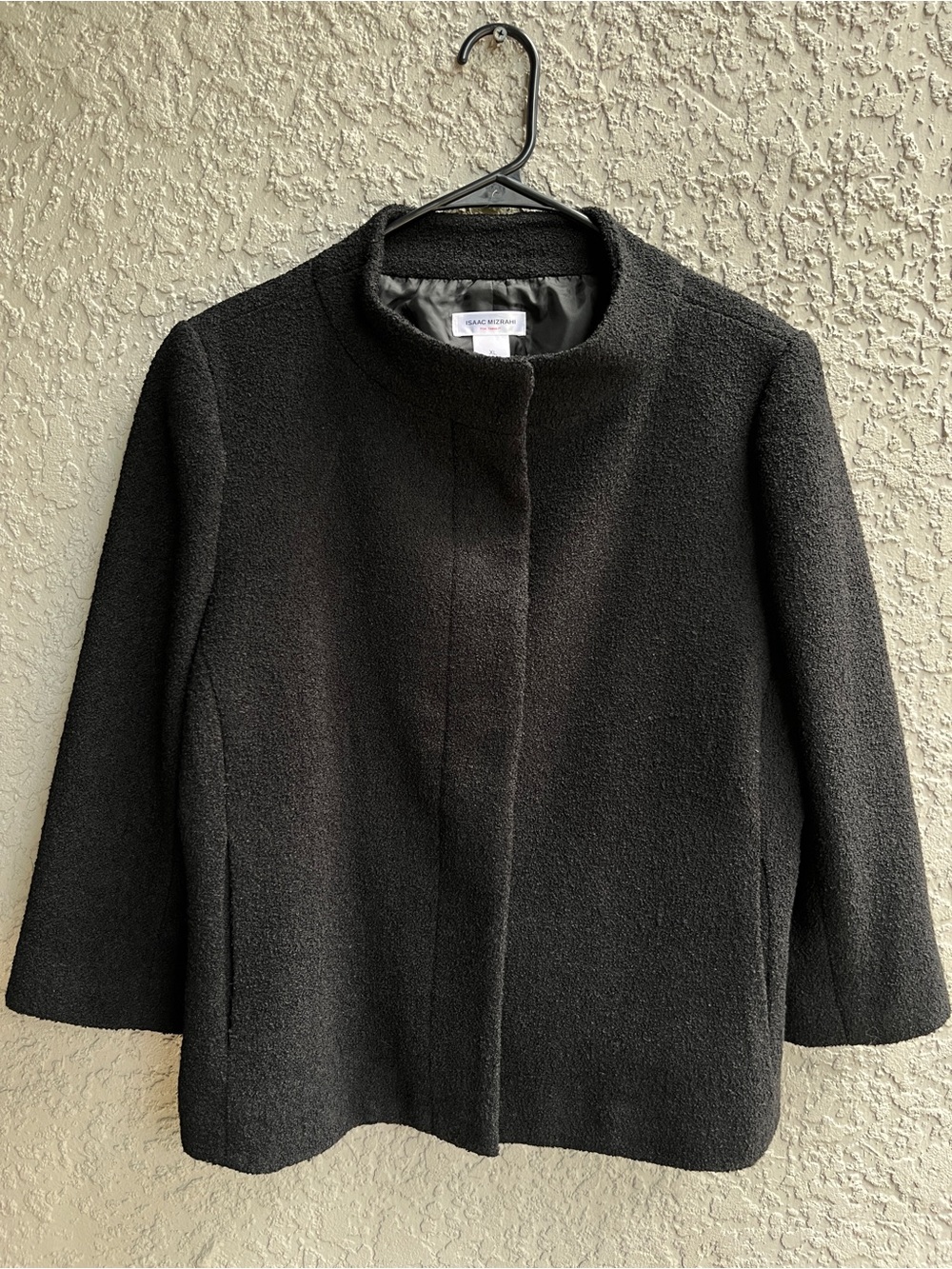 Isaac Mizrahi for Target Black Wool Blend Mock Neck